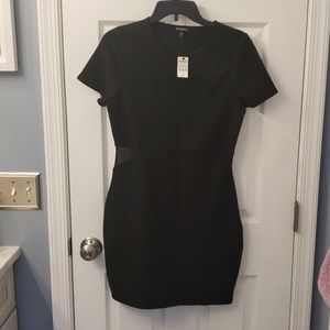 NWT Express short dress with mesh cutouts